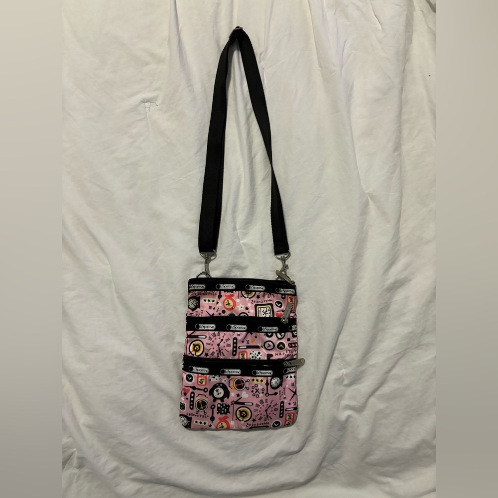 LeSportSac Girls Pink Graphic Purse